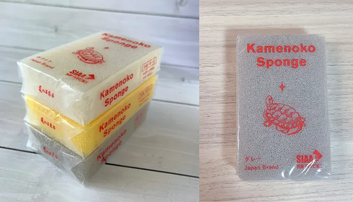 亀の子スポンジ定番３カラーの写真