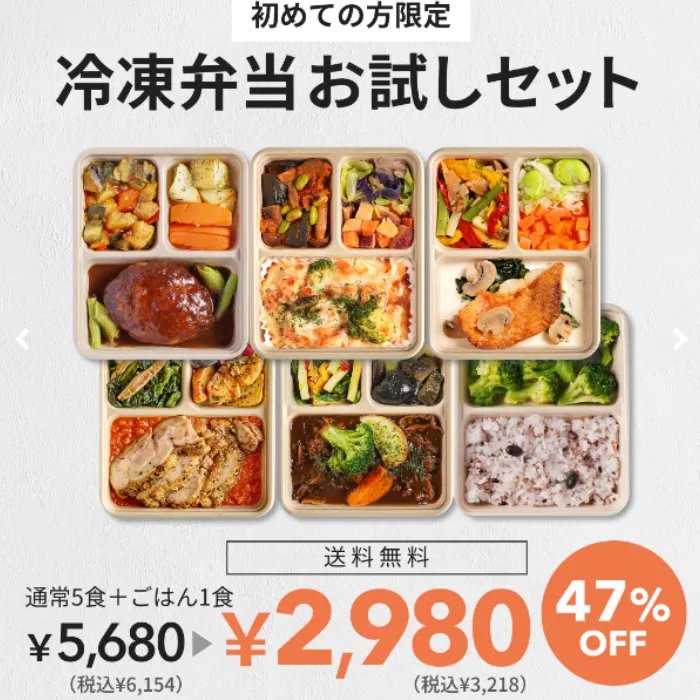 デリピックスのお試しセットの案内