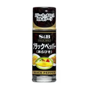 S&B バリュースパイス ブラックペッパーあらびき 12ｇの商品画像