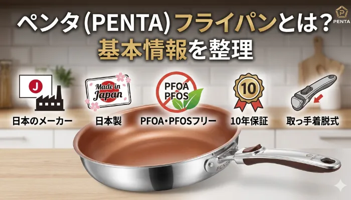 ペンタフライパンとは？基本情報を整理