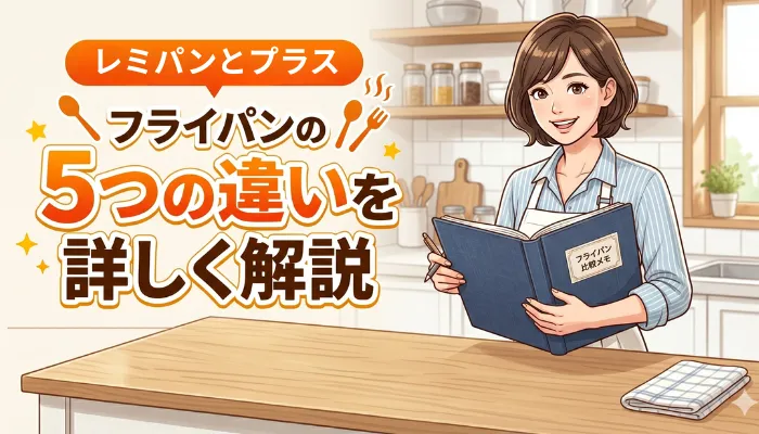 レミパンとレミパンプラス5つの違いを詳しく解説