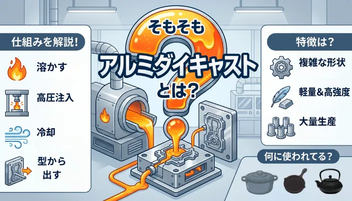 そもそもアルミダイキャストとは？
