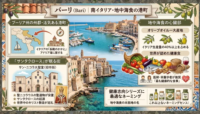 バーリ・南イタリア・地中海食の港町