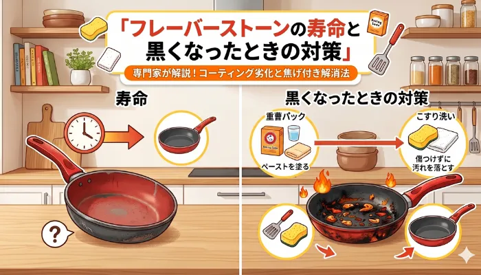 フレーバーストーンの寿命と黒くなったときの対策