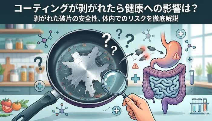 コーティングが剥がれたら健康への影響は？
