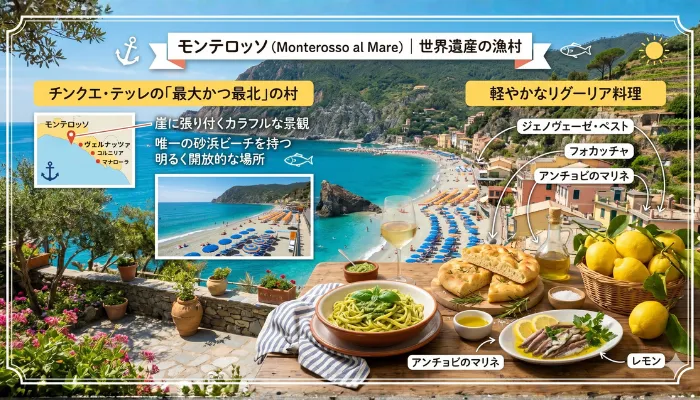 モンテロッソ世界遺産の漁村