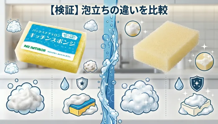 【検証】泡立ちの違いを比較