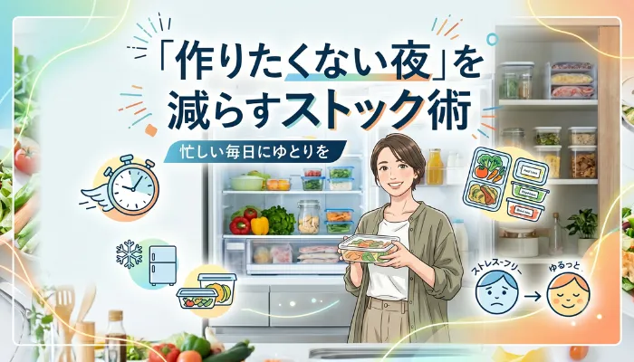 「作りたくない夜」を減らすストック術