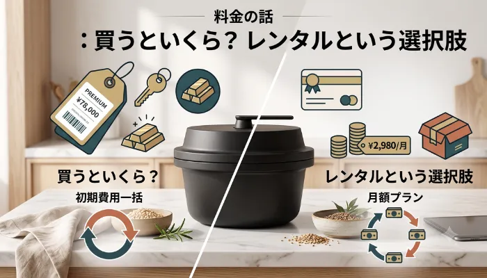料金の話:買うといくら?レンタルという選択肢