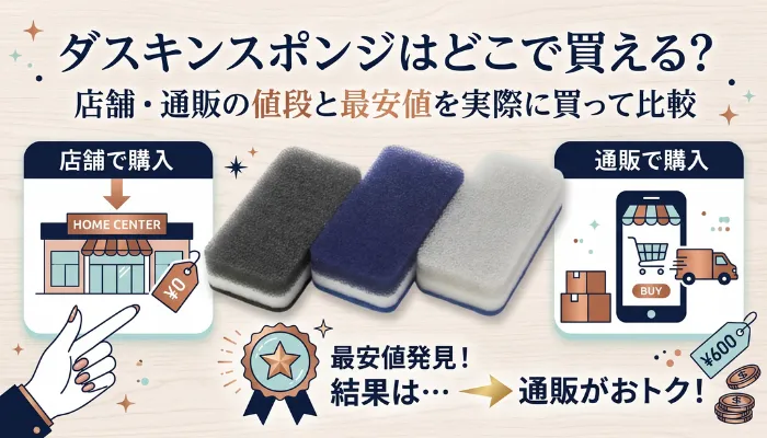 ダスキンスポンジはどこで買える?