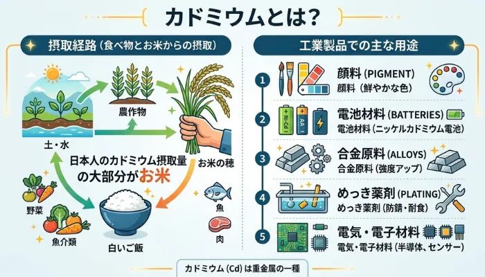 カドミウムとは?の図解